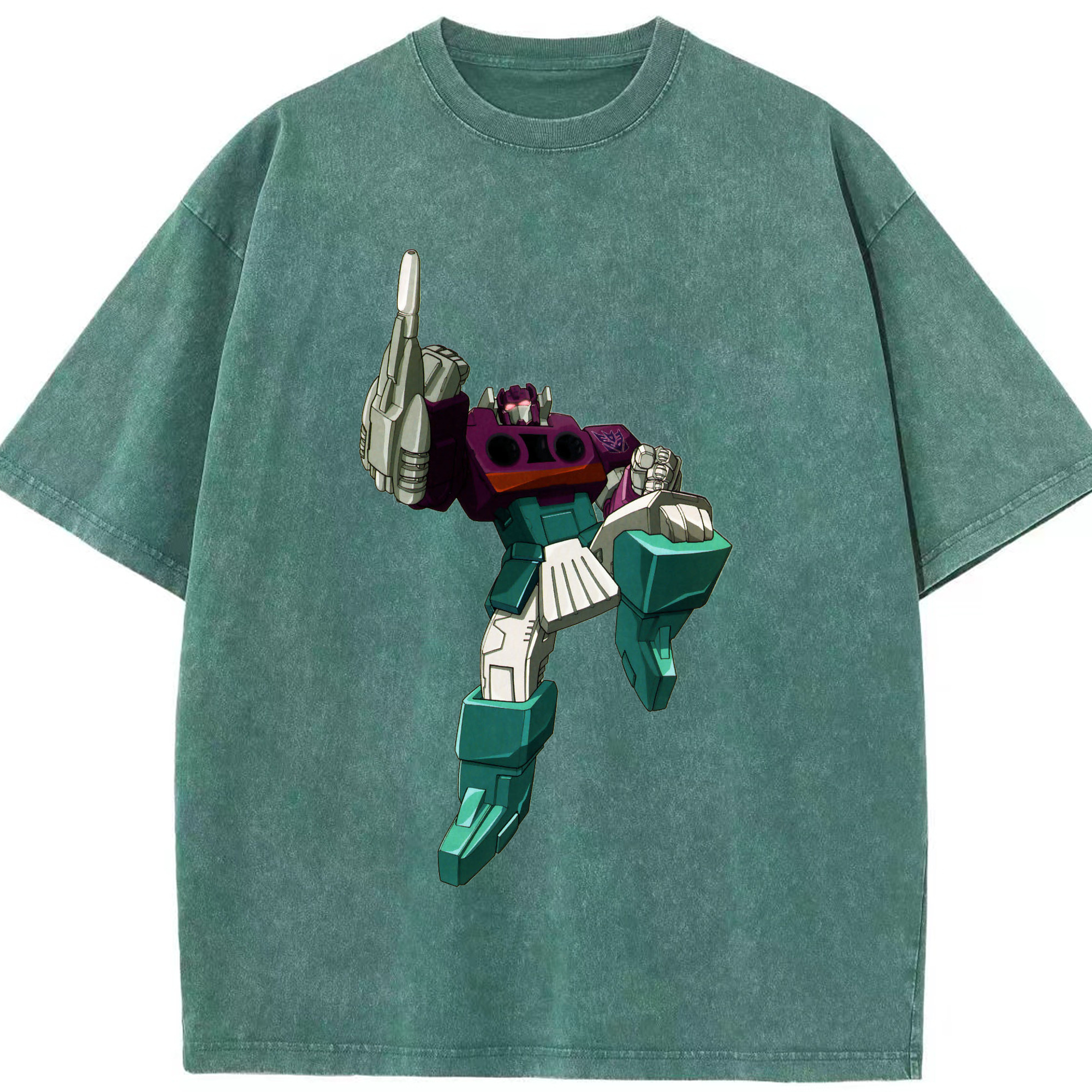 （画像用）  綿100% ヴィンテージ風 半袖Tシャツ（フロントプリント）
